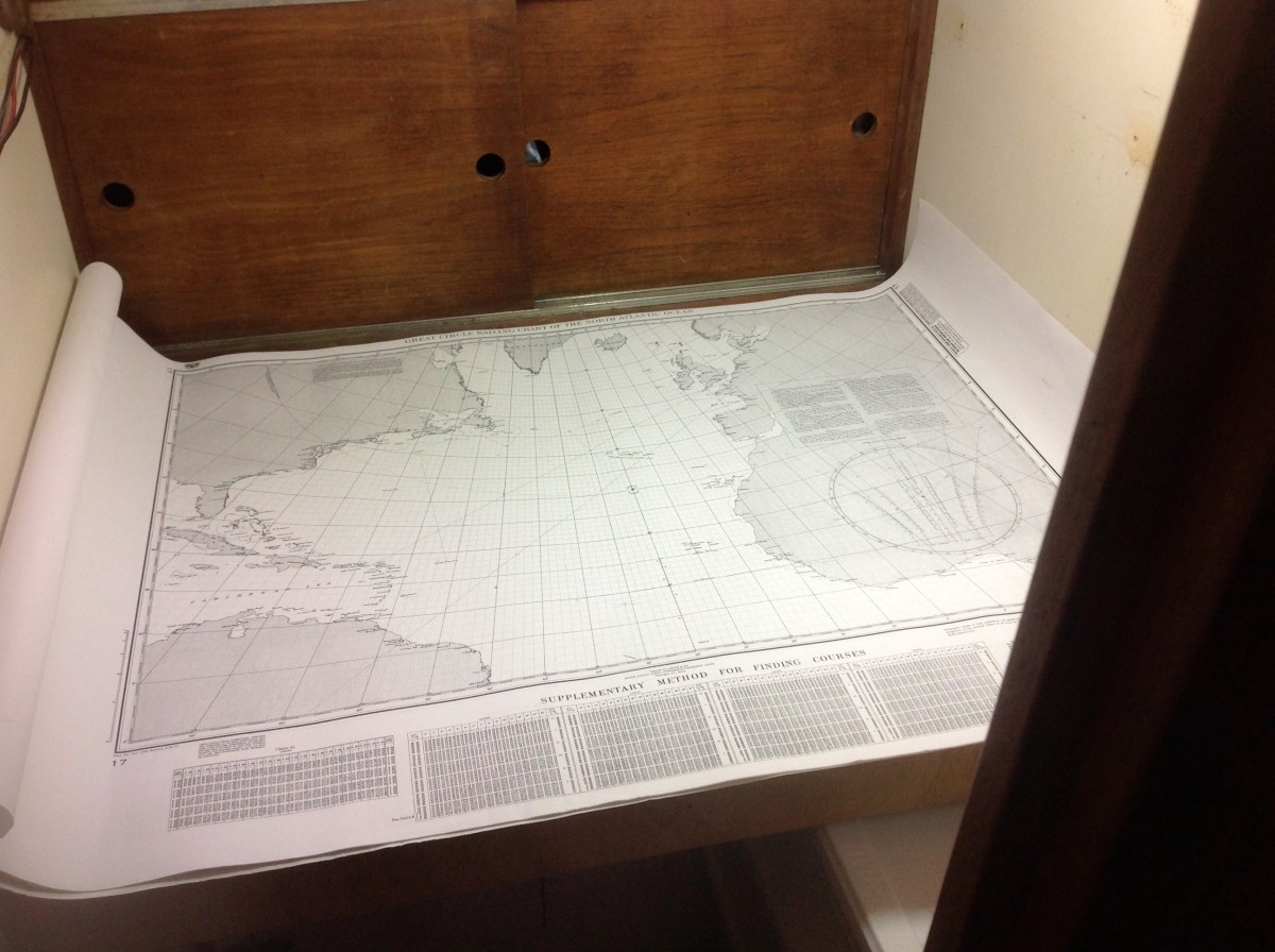 Head Chart Room sailing dawn treader