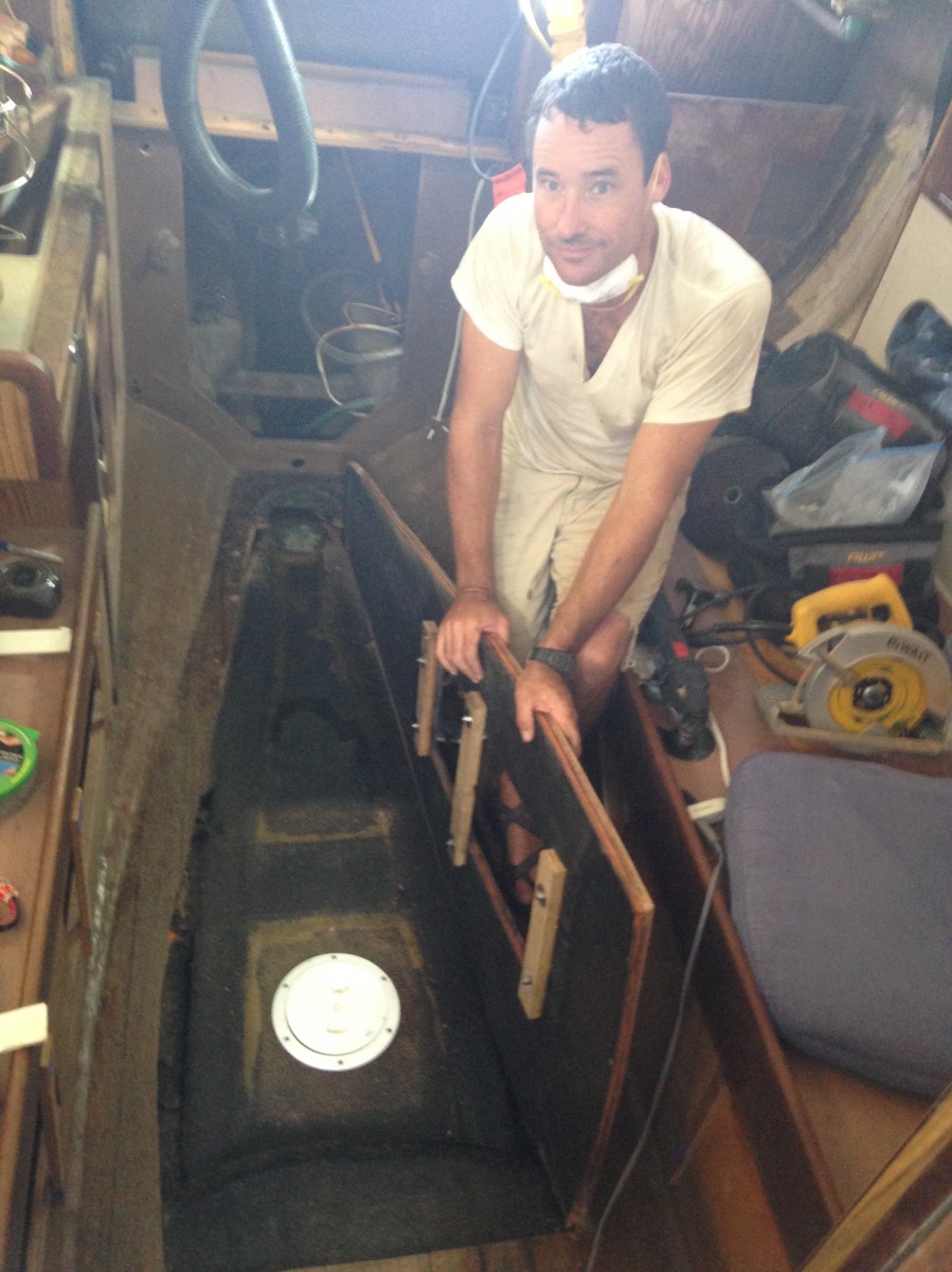 Building an Integral Water Tank – sailing dawn treader