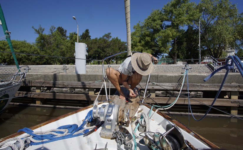 Refinishing the Bowsprit
